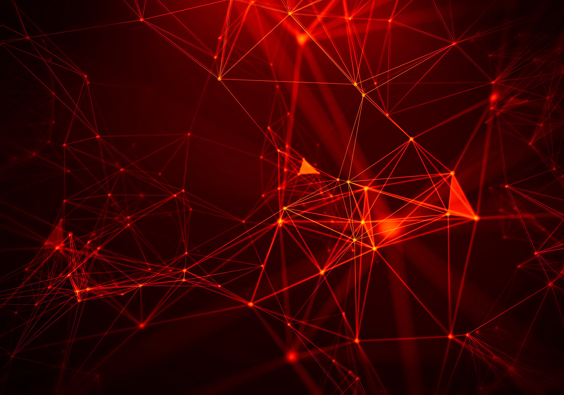 Red Geometrical Background  Futuristic Technology